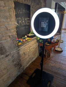 Fotoecke auf kleinstem Raum